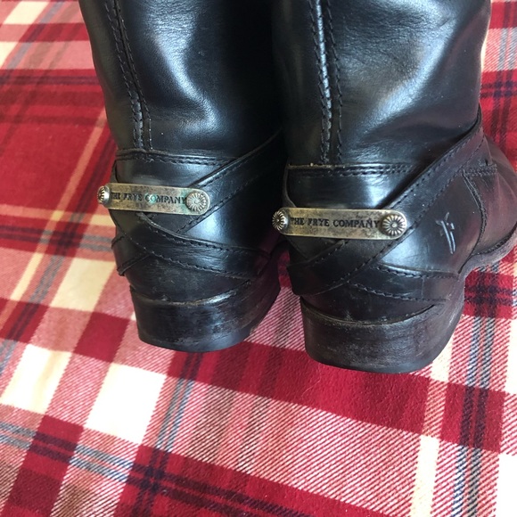 Frye tall black boots 5.5B / 5.5 - Picture 3 of 14